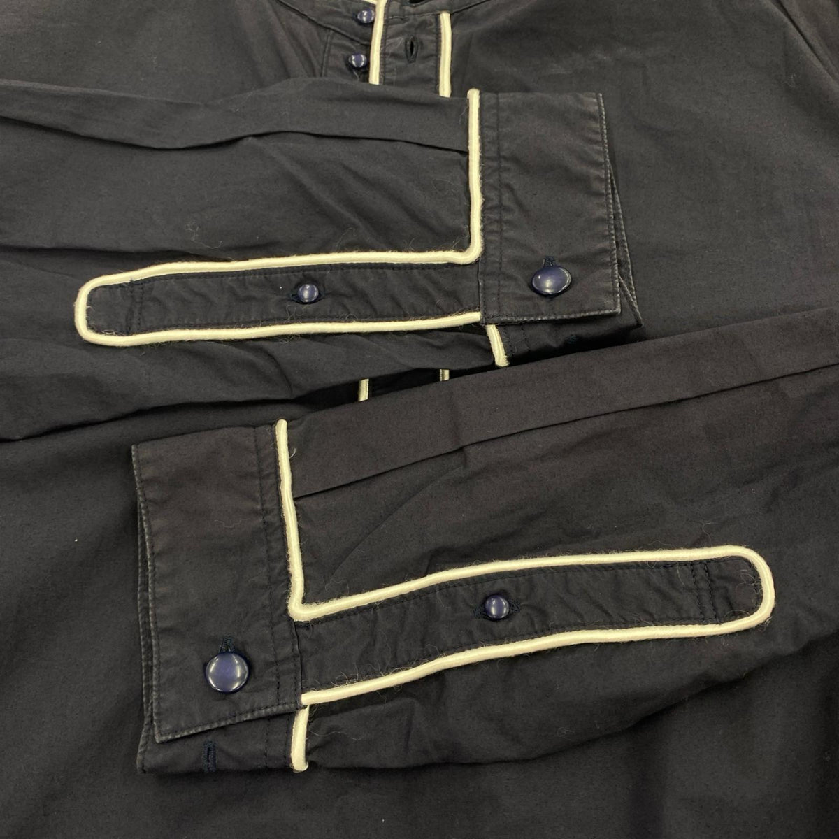 長袖シャツ JohnUNDERCOVER プルオーバーパジャマシャツ 紺 (2) 2 ネイビー