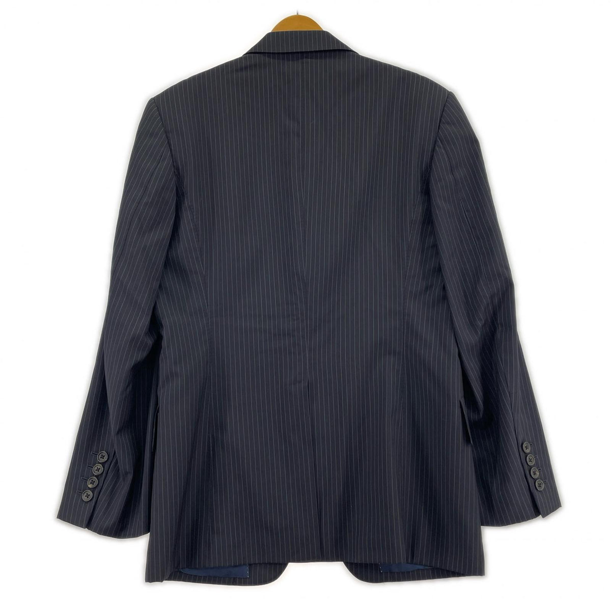 ジャケット Paul Smith ストライプテーラードジャケット ロロピアーナ M ネイビー