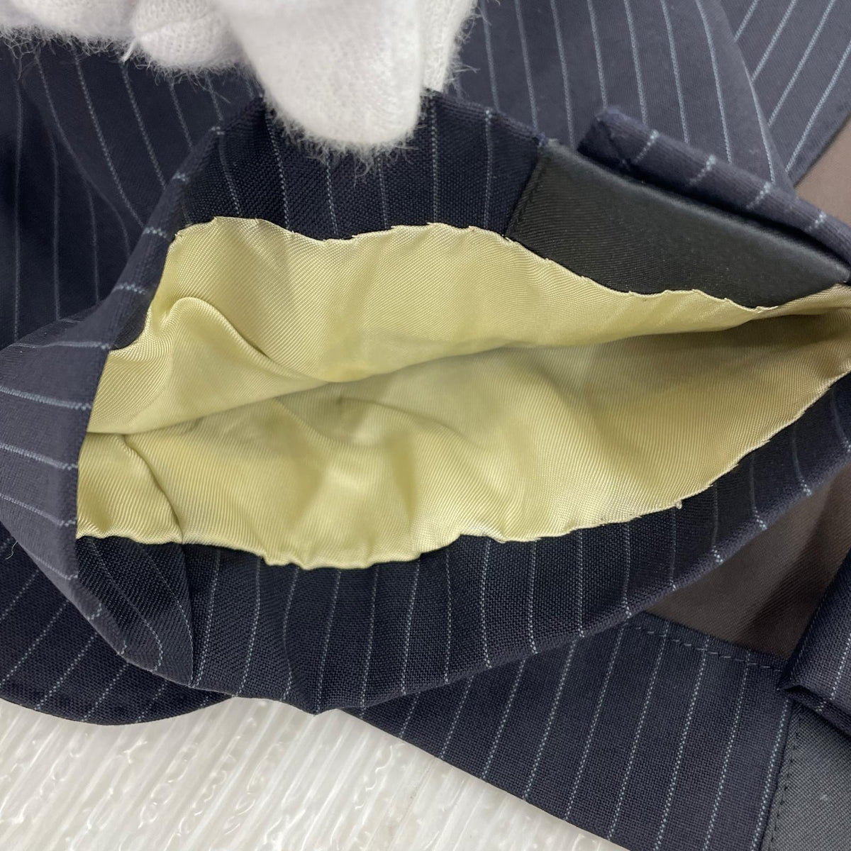 ジャケット Paul Smith ストライプテーラードジャケット ロロピアーナ M ネイビー