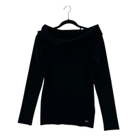 長袖Tシャツ DAISY LIN オフショルダーニットソー 40 ブラック