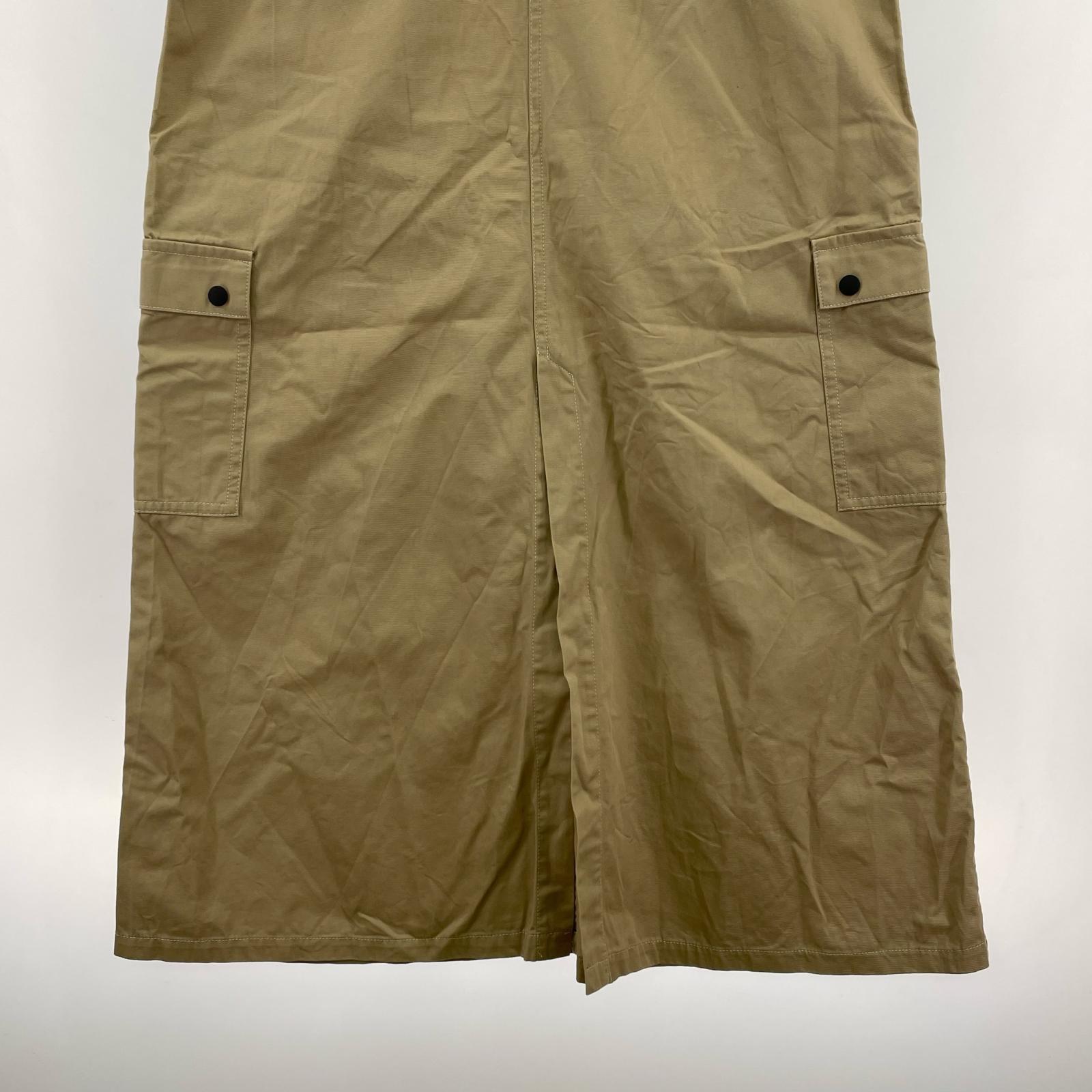 ワンピース ジャンパースカート BEG M ベージュ