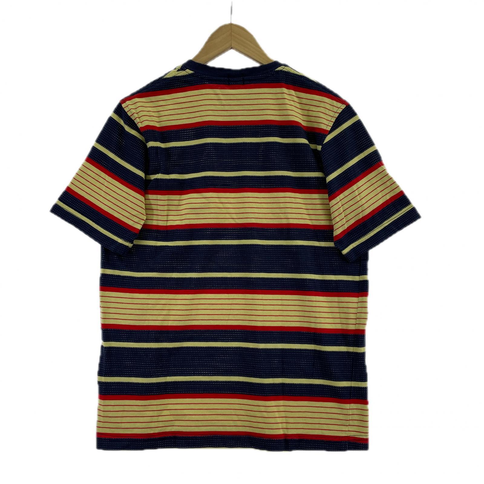 半袖Tシャツ 90s ボーダーメッシュS/Sカットソー S マルチカラー