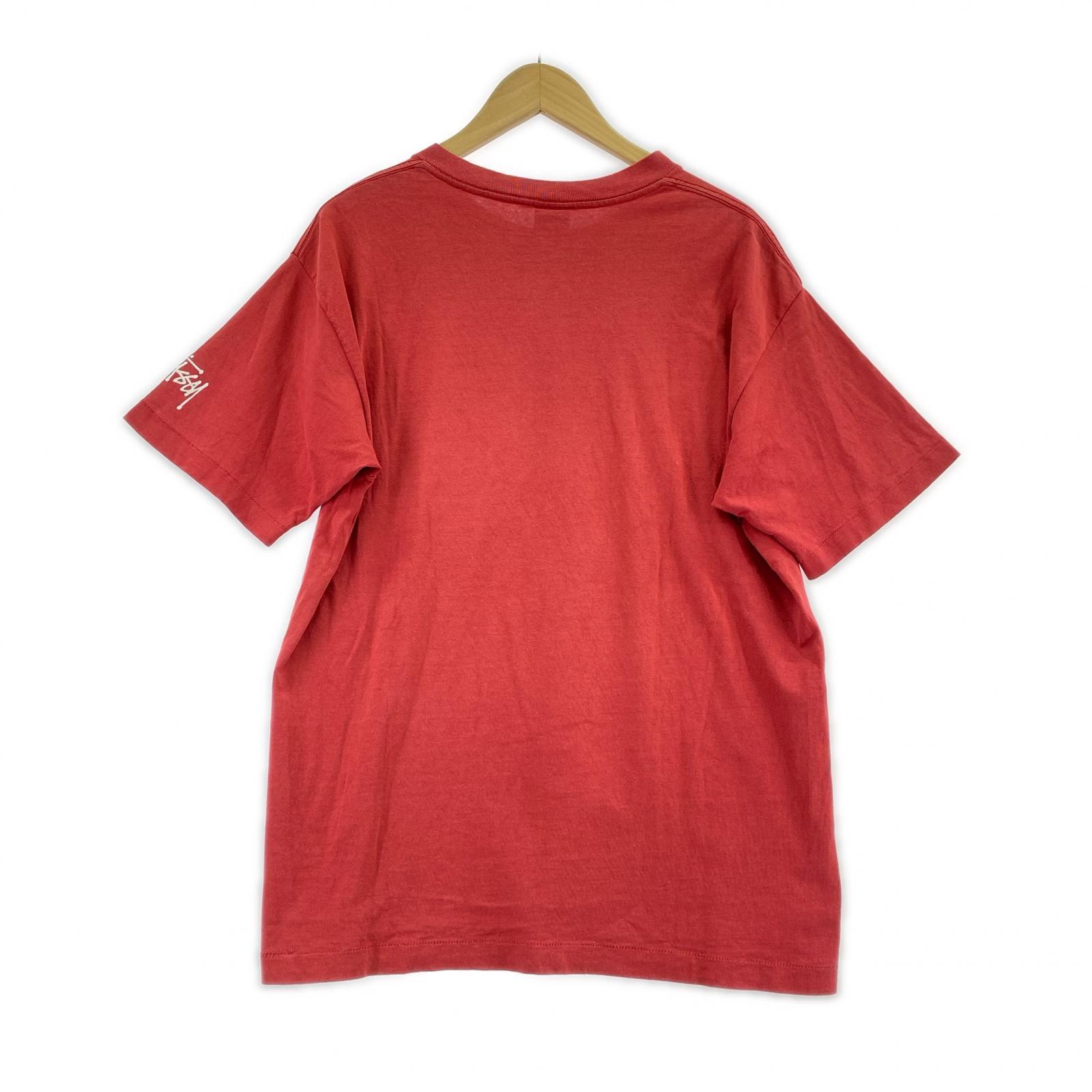 半袖Tシャツ 90s old stussy NYチャプト限定Tee L L レッド