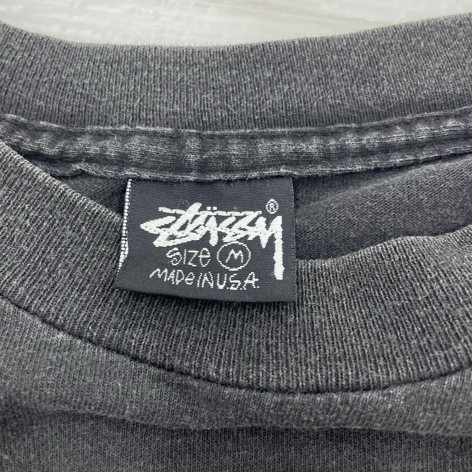 半袖Tシャツ 80s old stussy ラスタライオン M M ブラック