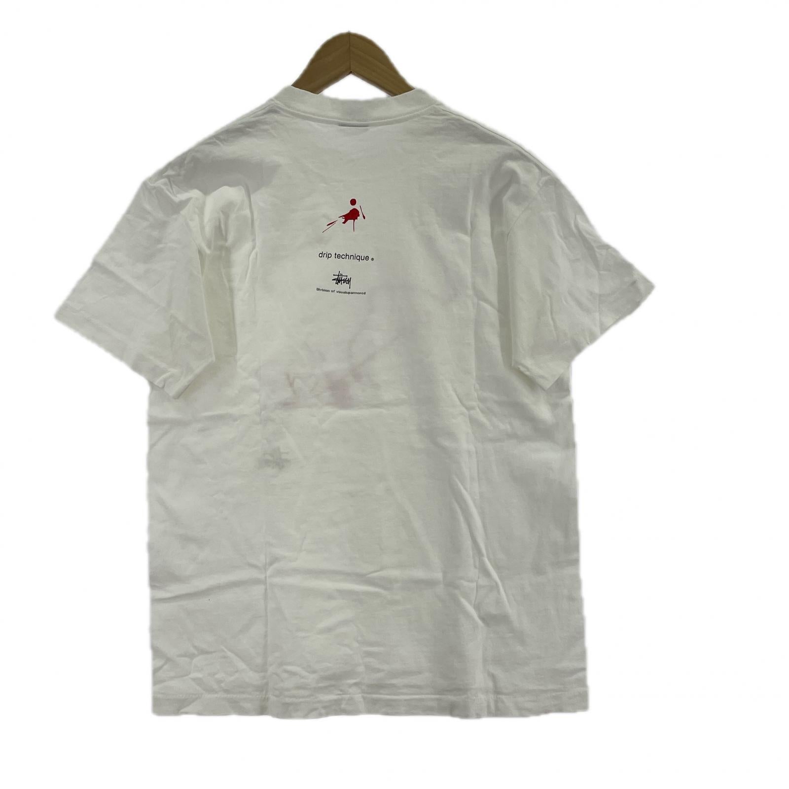 半袖Tシャツ 90s old stussy ×wtaps 白 M M ホワイト