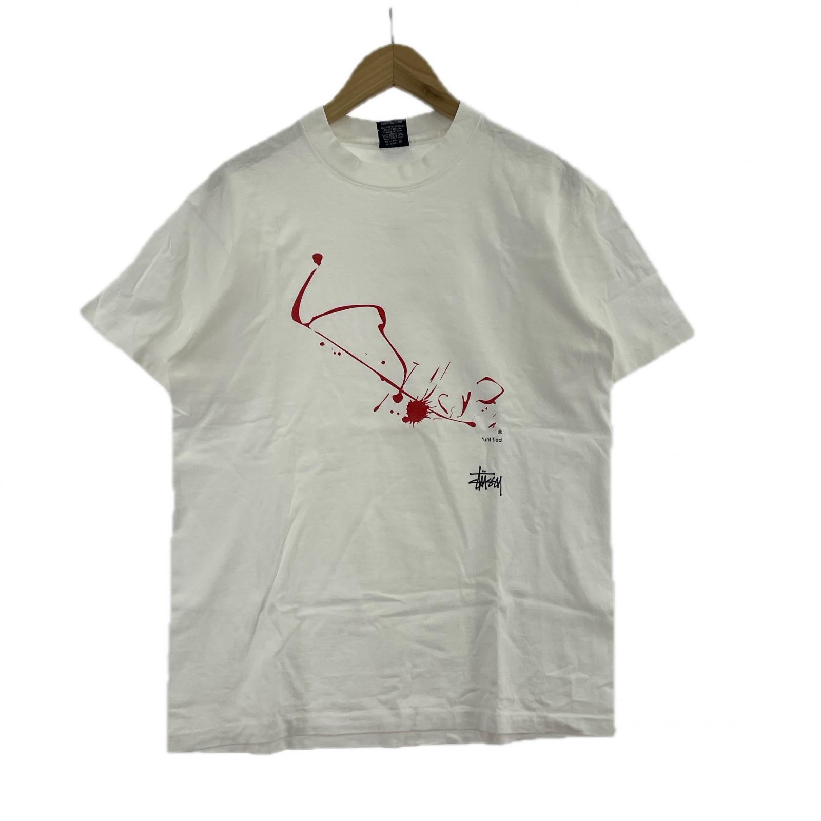 半袖Tシャツ 90s old stussy ×wtaps 白 M M ホワイト