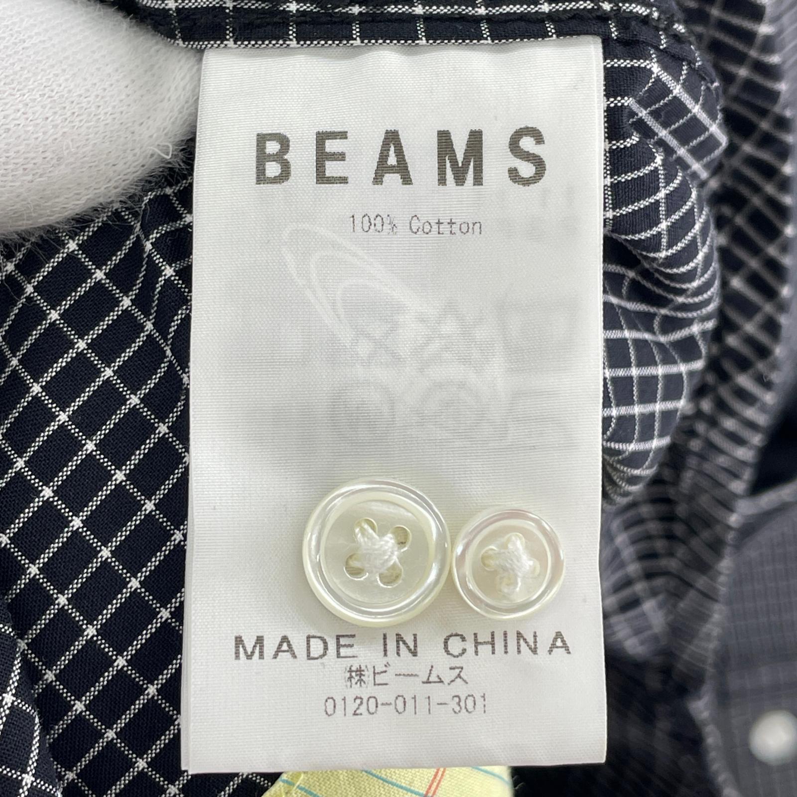 長袖シャツ MIN-NANO BLACKWATCH SHIRT(S) S ブラック