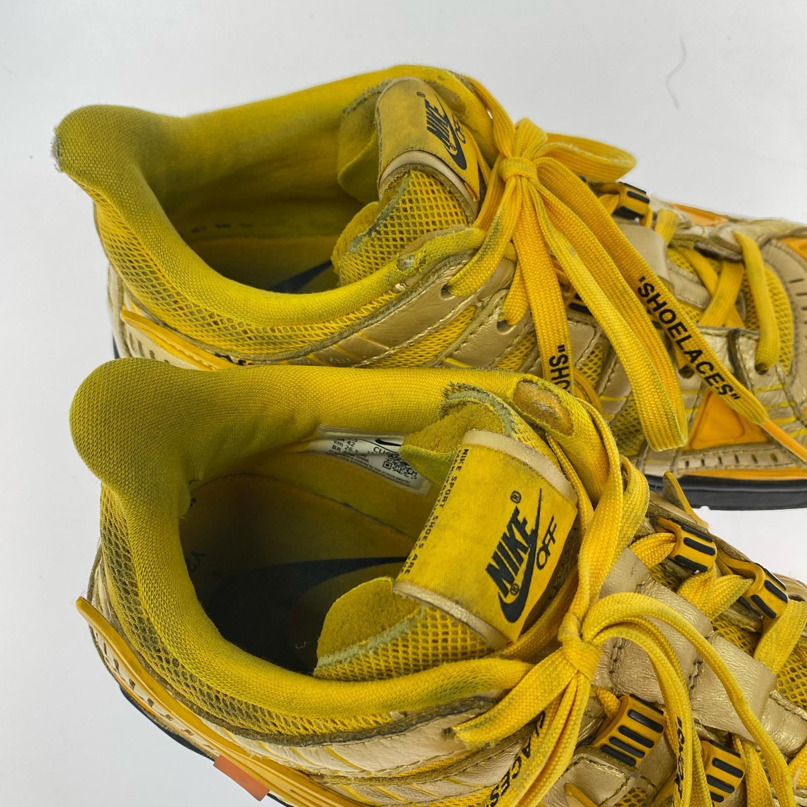 スニーカー エアラバーダンク/OFF WHITE 26.5cm (US8 1/2 UK8 EU43) イエロー