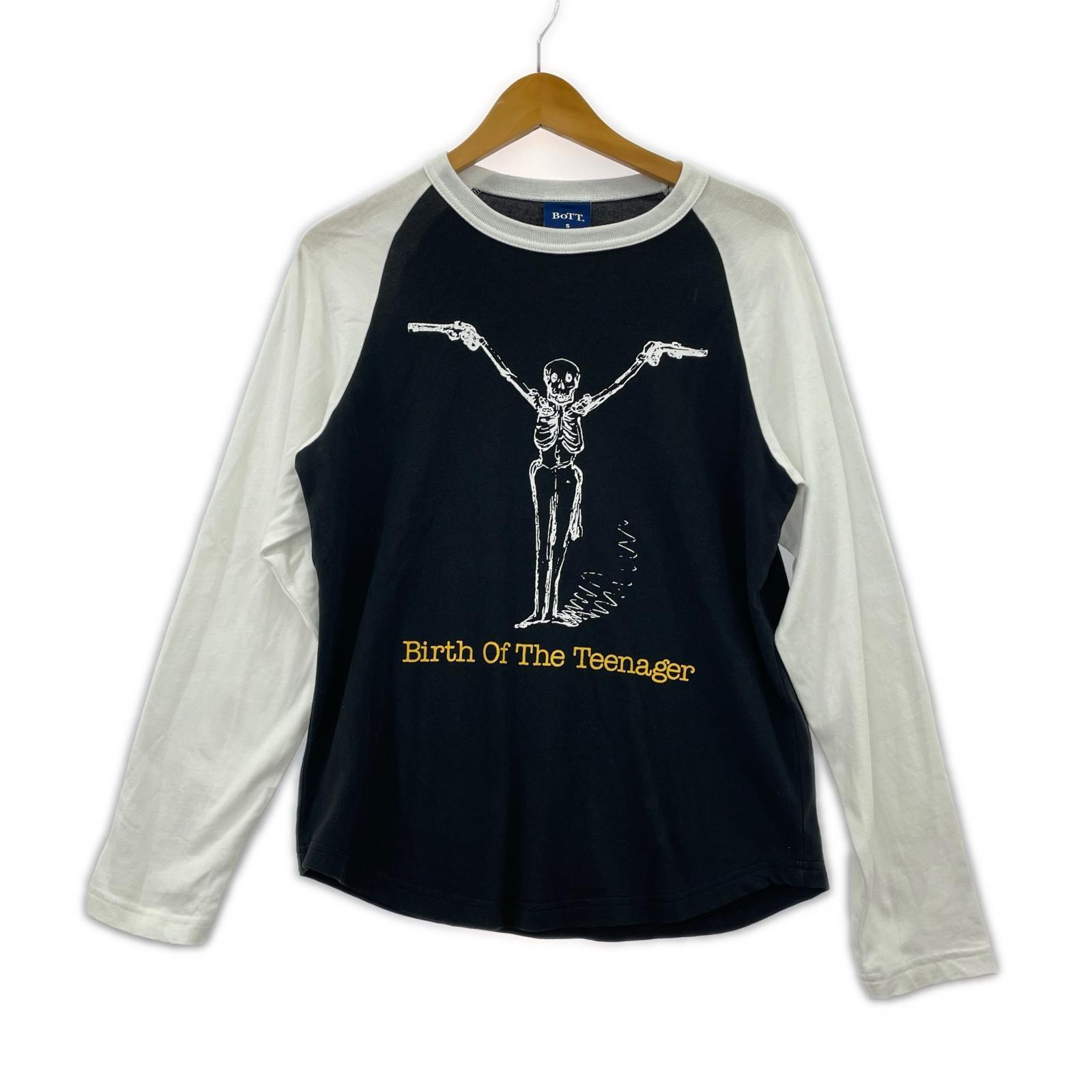 長袖Tシャツ ヘンリーネック Birth Of The Teenager S 黒 S ブラック