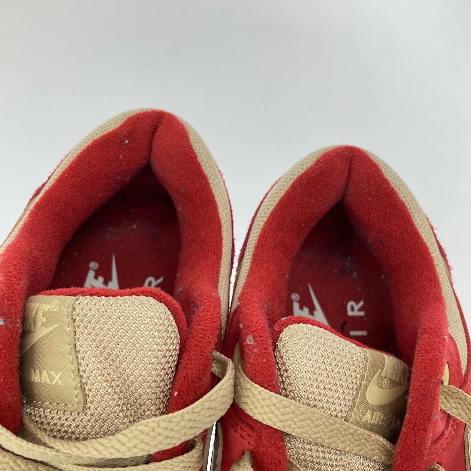 スニーカー AIR MAX 1 PREMIUM RETRO 908366-600 27cm (US9 UK8 1/2 EU44) レッド