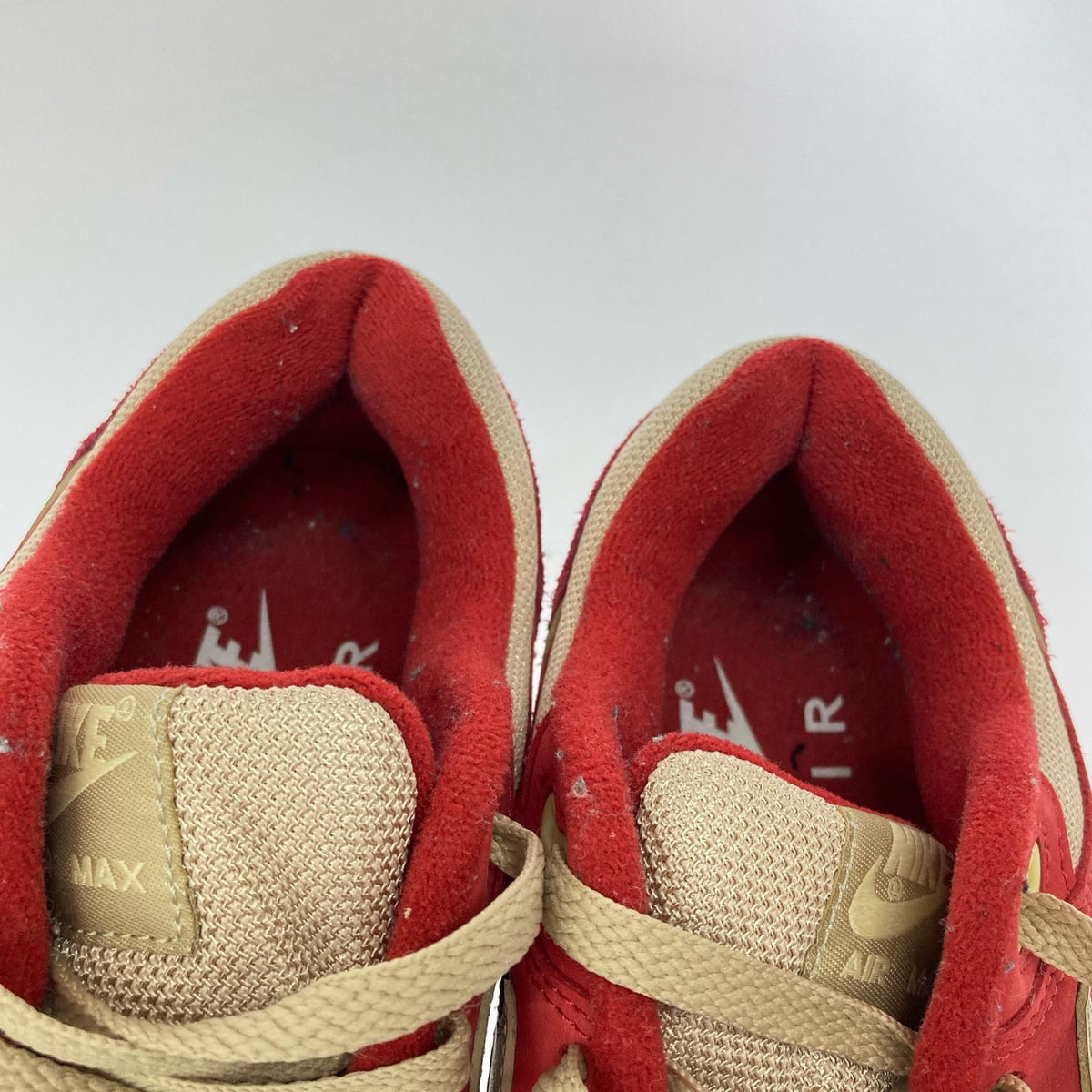 スニーカー AIR MAX 1 PREMIUM RETRO 908366-600 27cm (US9 UK8 1/2 EU44) レッド
