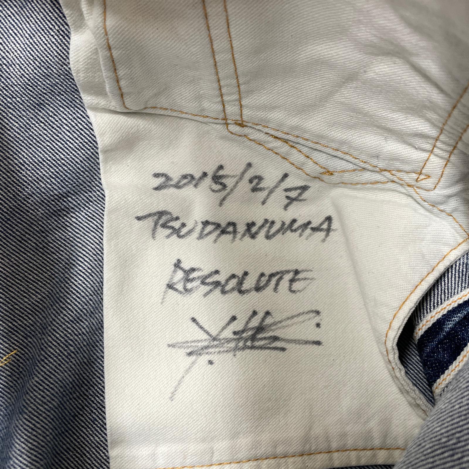 デニムパンツ RESOLUTE ジーンズ 裏10 31 ネイビー