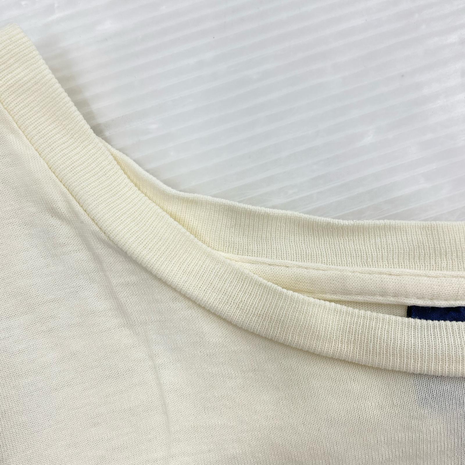 半袖Tシャツ ステンシル バックプリント 虎 (L) L ホワイト