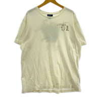 半袖Tシャツ ステンシル バックプリント 虎 (L) L ホワイト