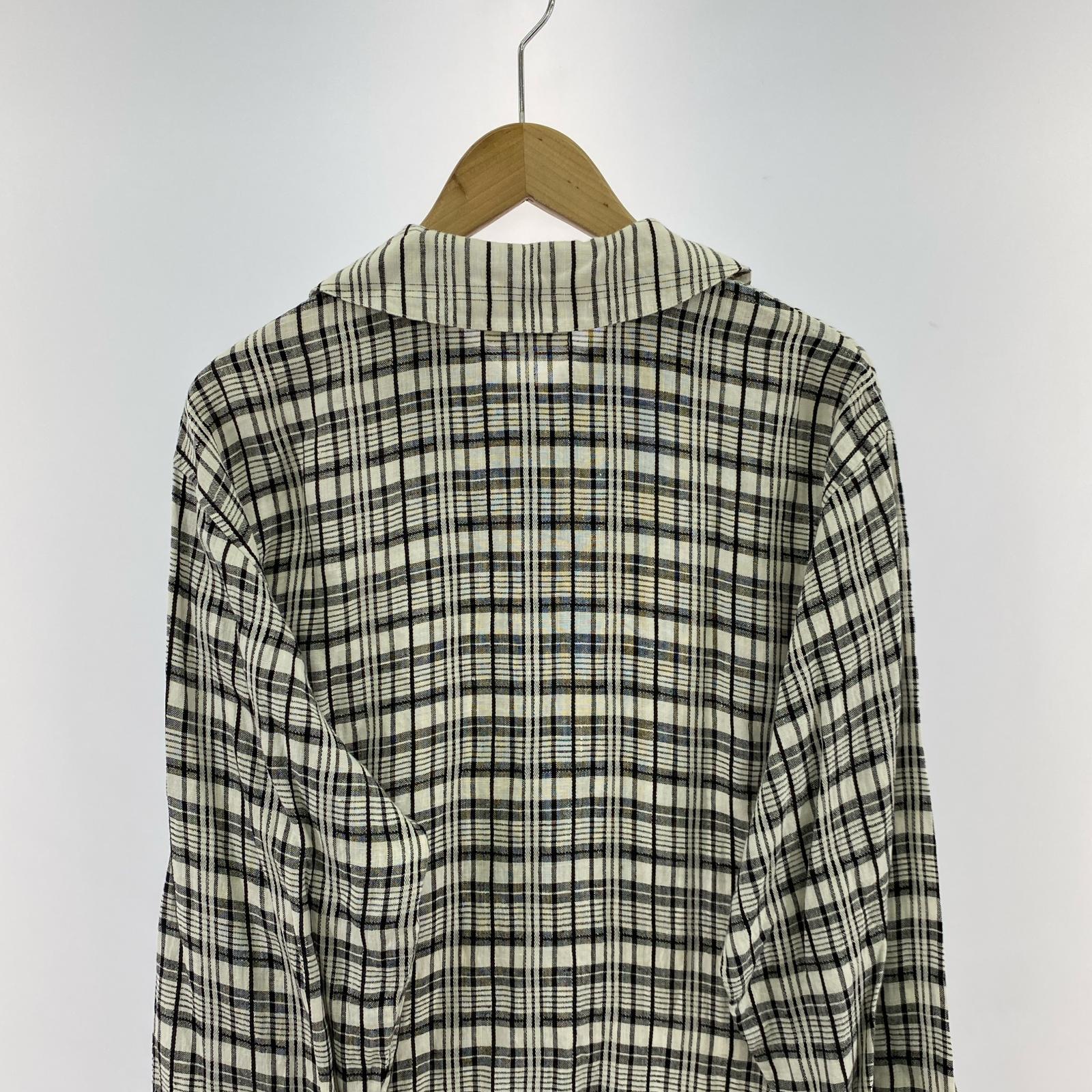 ジャケット 80s robe de chambre COMME des GARCONS チェック切替ジャケット ブラック系