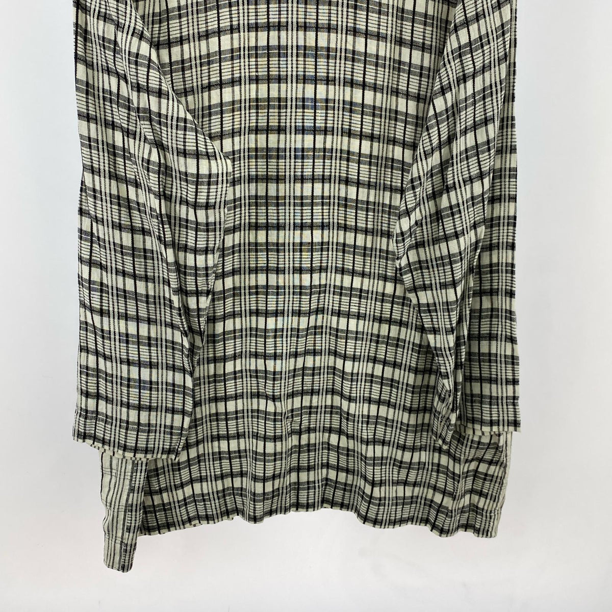 ジャケット 80s robe de chambre COMME des GARCONS チェック切替ジャケット ブラック系