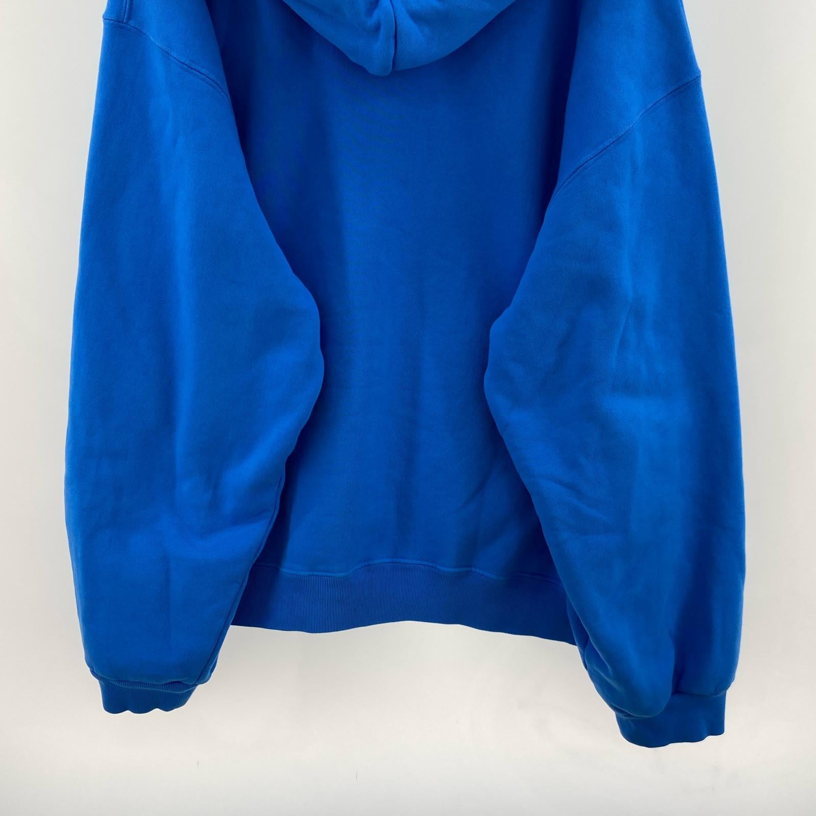 パーカー AKIMBO ZIP HOODIE ジップパーカー XXL ブルー ブルー