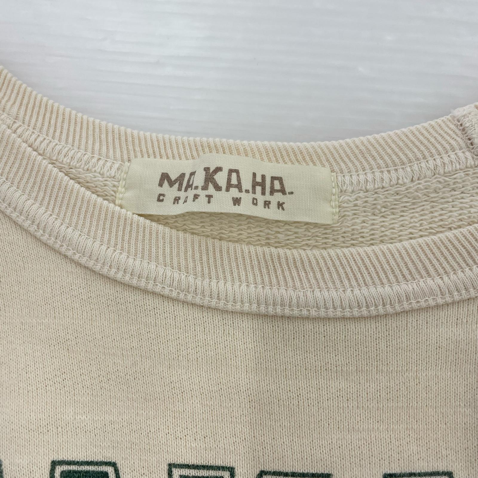スウェット MA.KA.HA Raglan Sweat BEG ベージュ