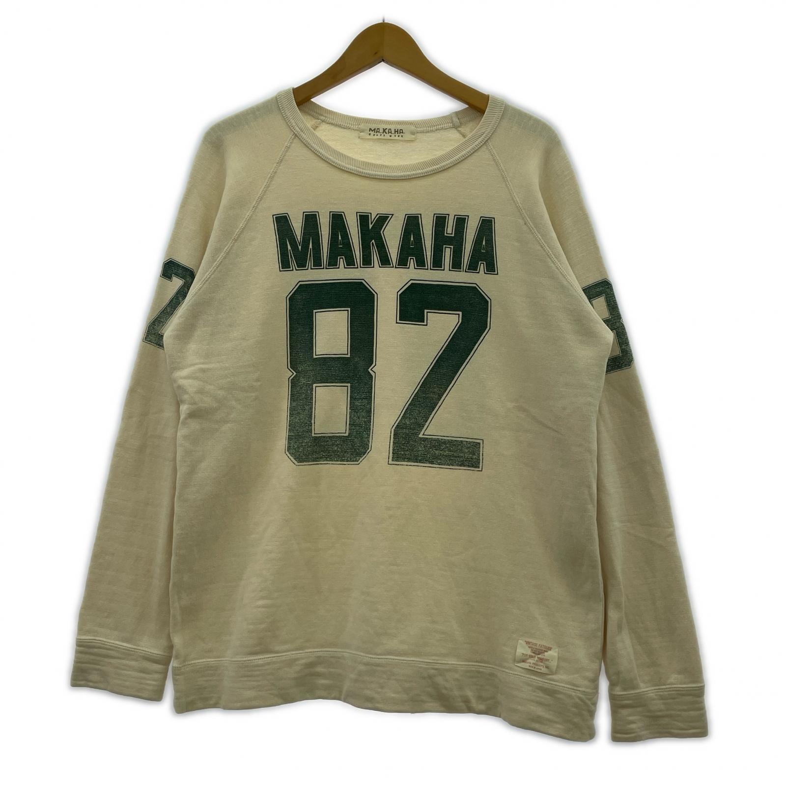 スウェット MA.KA.HA Raglan Sweat BEG ベージュ