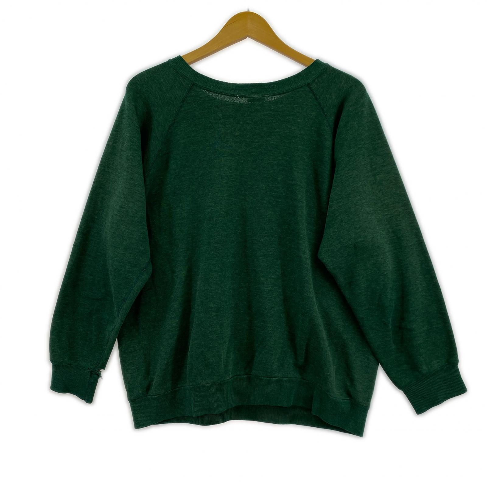 スウェット 60s/collegiate pacific/ラグラン L グリーン