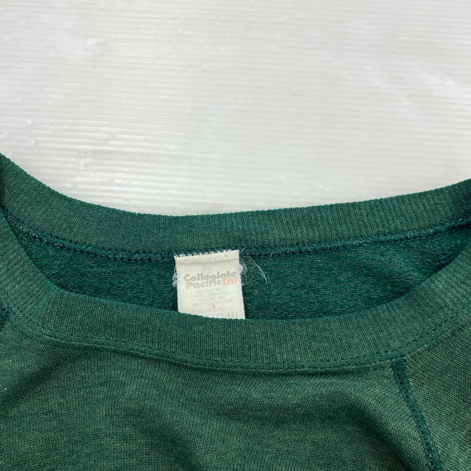 スウェット 60s/collegiate pacific/ラグラン L グリーン