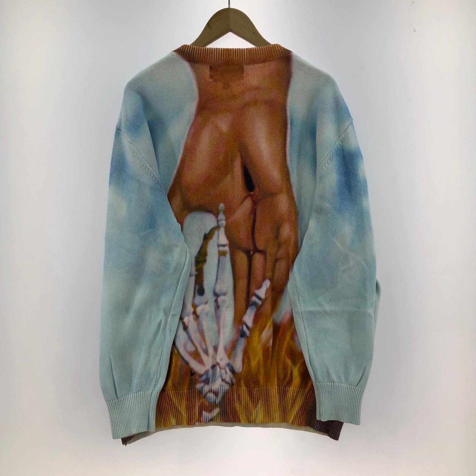 ニット WHO DECIDES WAR グラフィックニット XL マルチカラー