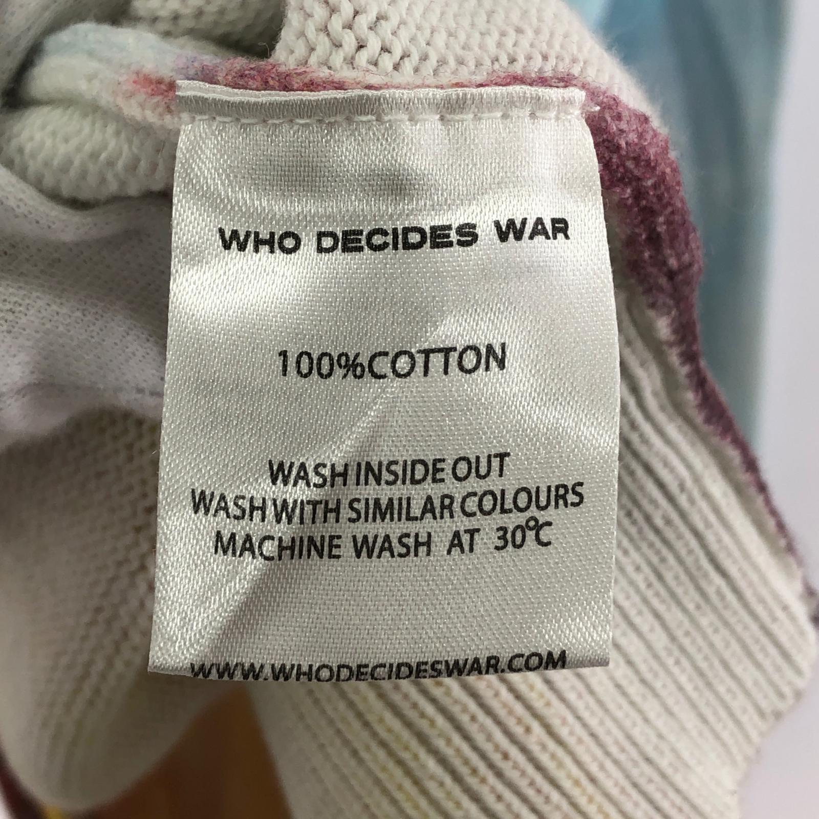 ニット WHO DECIDES WAR グラフィックニット XL マルチカラー