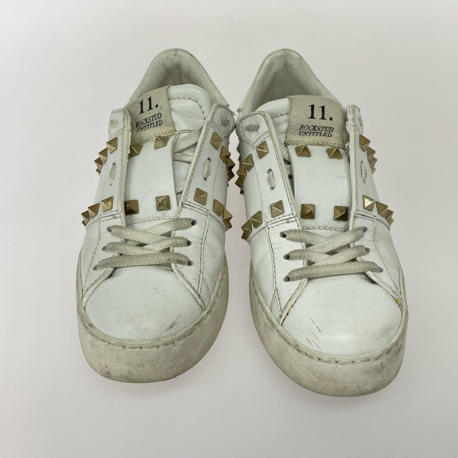 スニーカー 22SS Rockstud Untitled Sneakers(35)白 35 ホワイト