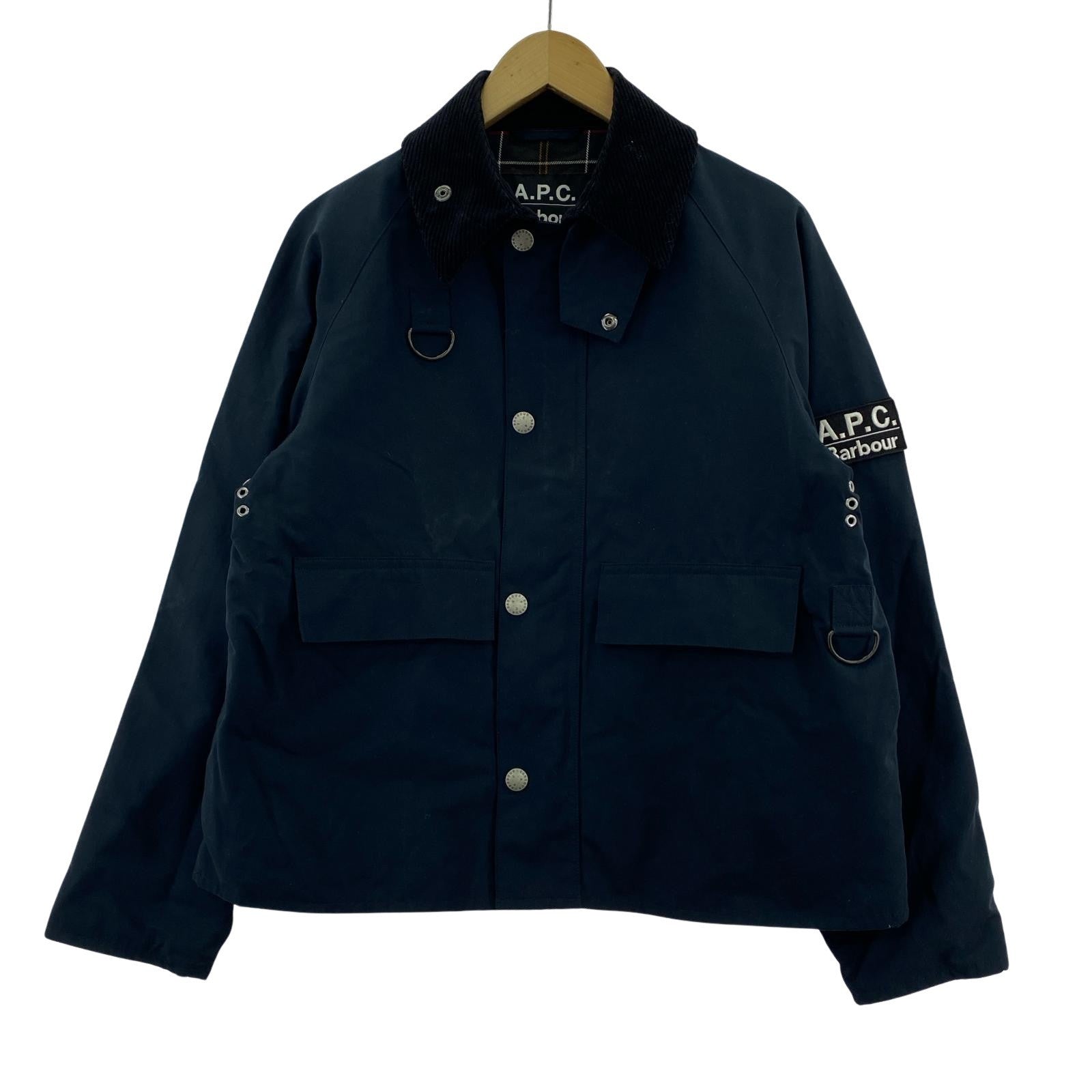 ジャケット ×Barbour MODIFIED SPEY JACKET NVY S S ネイビー