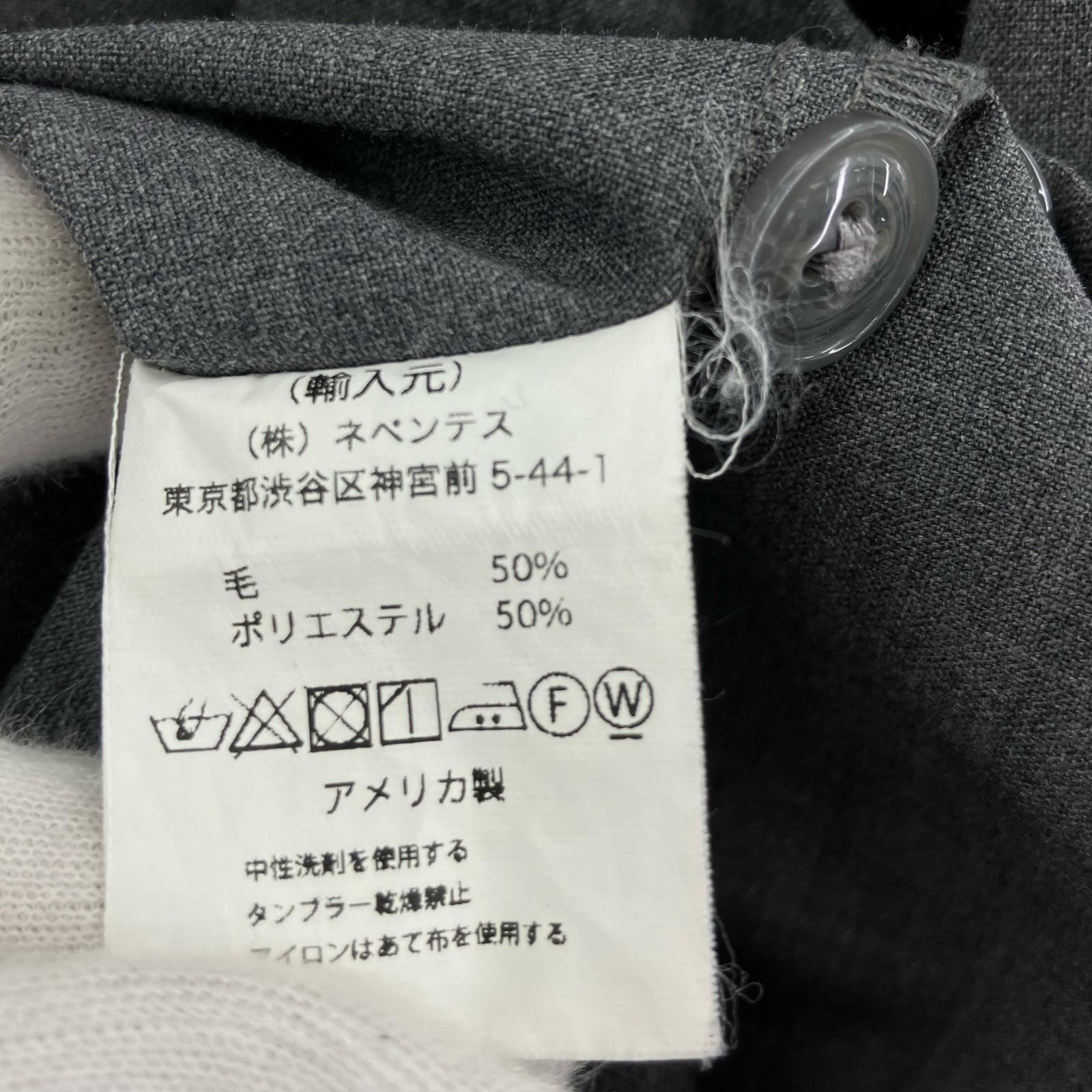 長袖シャツ 開襟シャツ グレー M M グレー