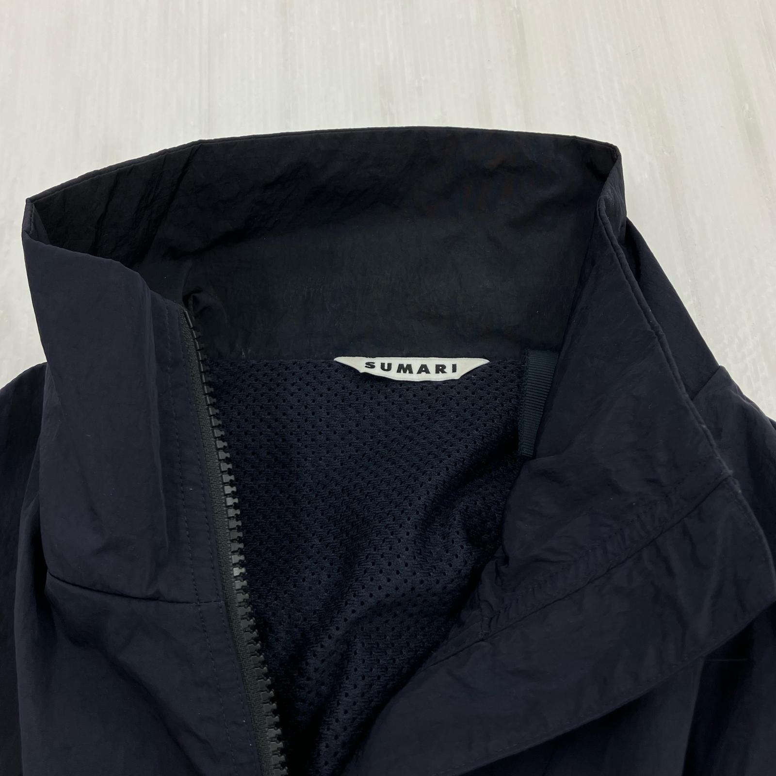 長袖シャツ SUMARI NYLON SHELL VEST 紺 1 1