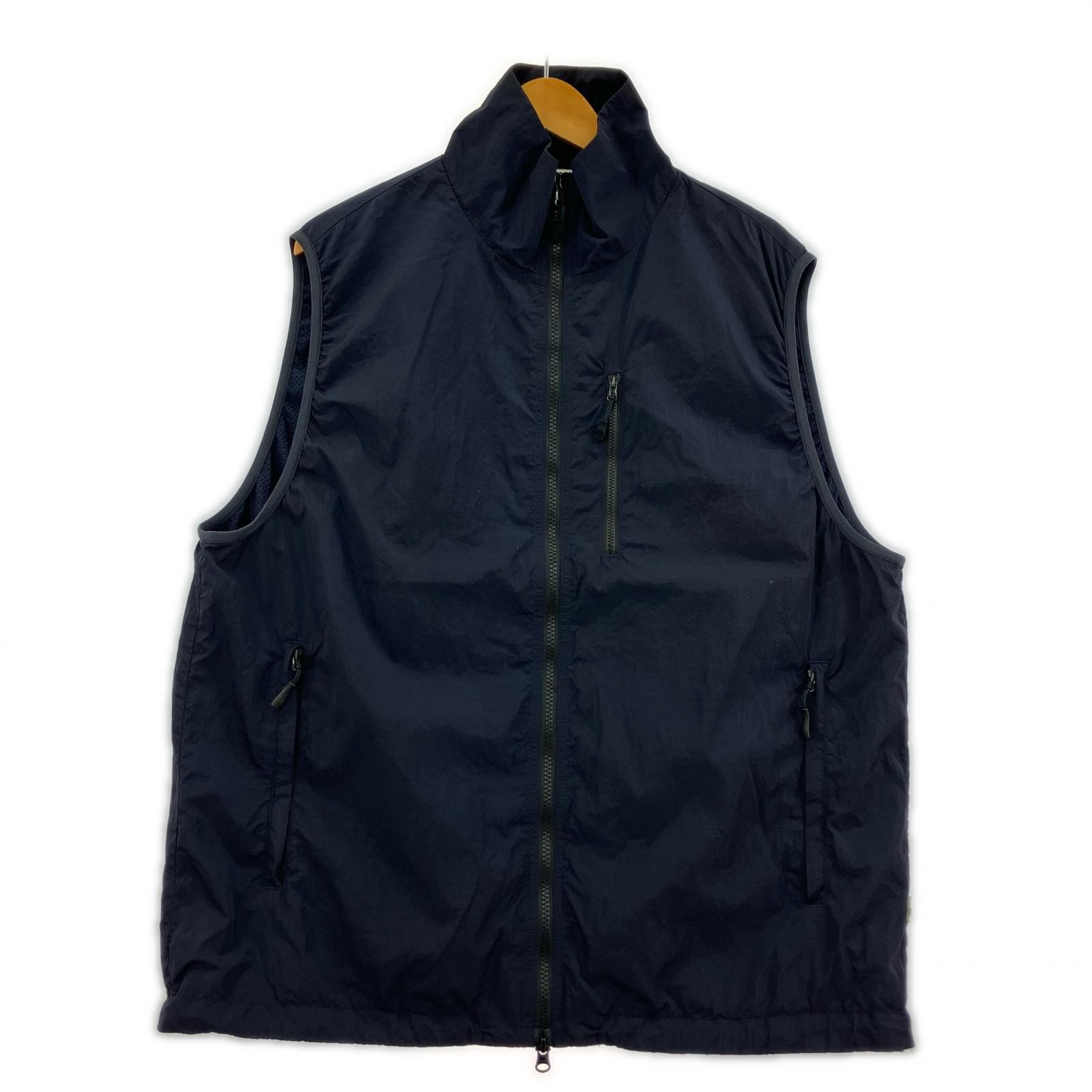 長袖シャツ SUMARI NYLON SHELL VEST 紺 1 1