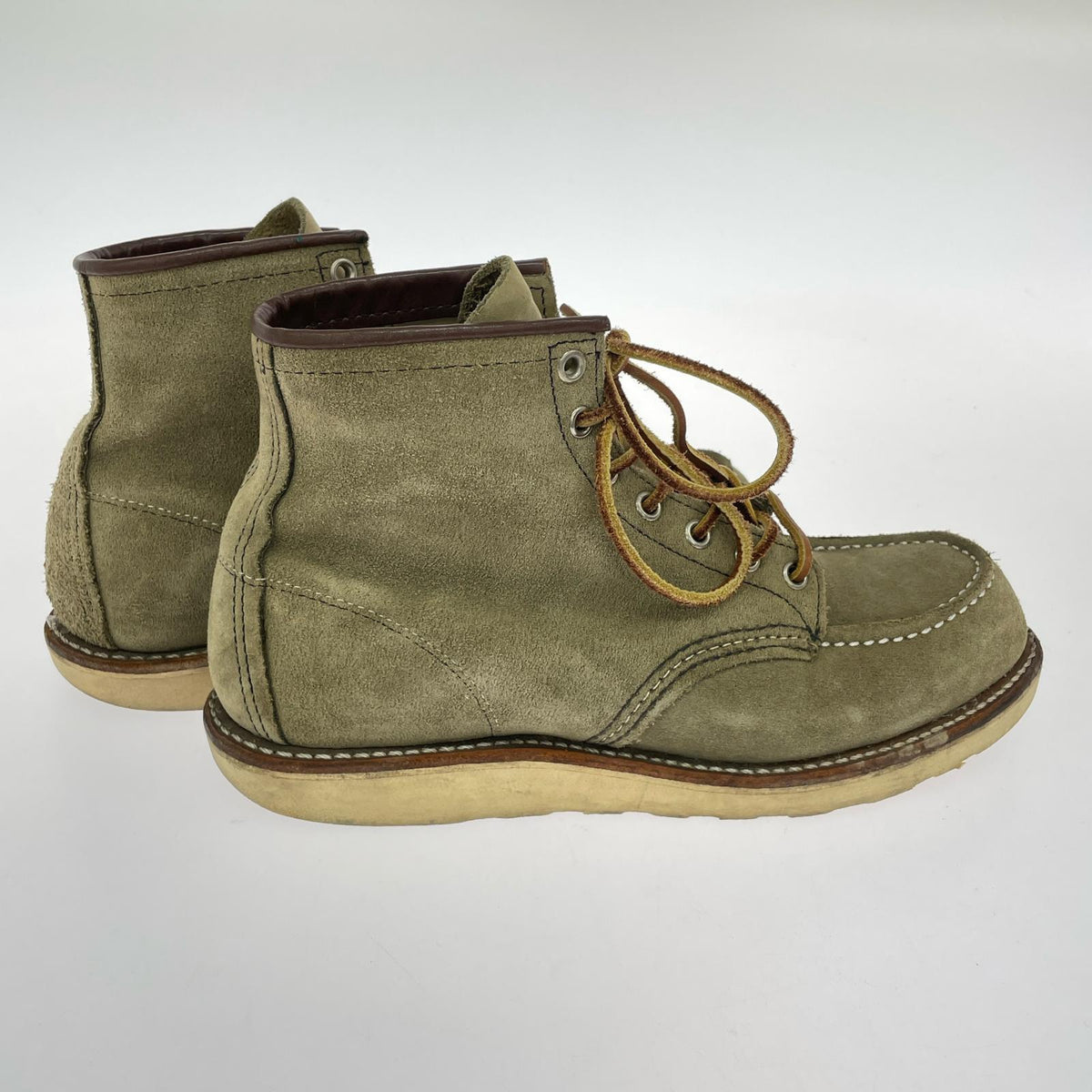 ブーツ Nigel Cabourn別注 MOC TOE (25.5) 25.5cm (US7 1/2 UK7 EU41) カーキ