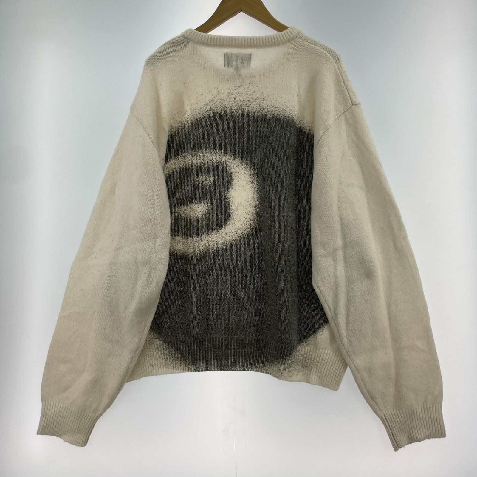 ニット 8BALL SPRAY SWEATER モヘア混 (XL) ベージュ