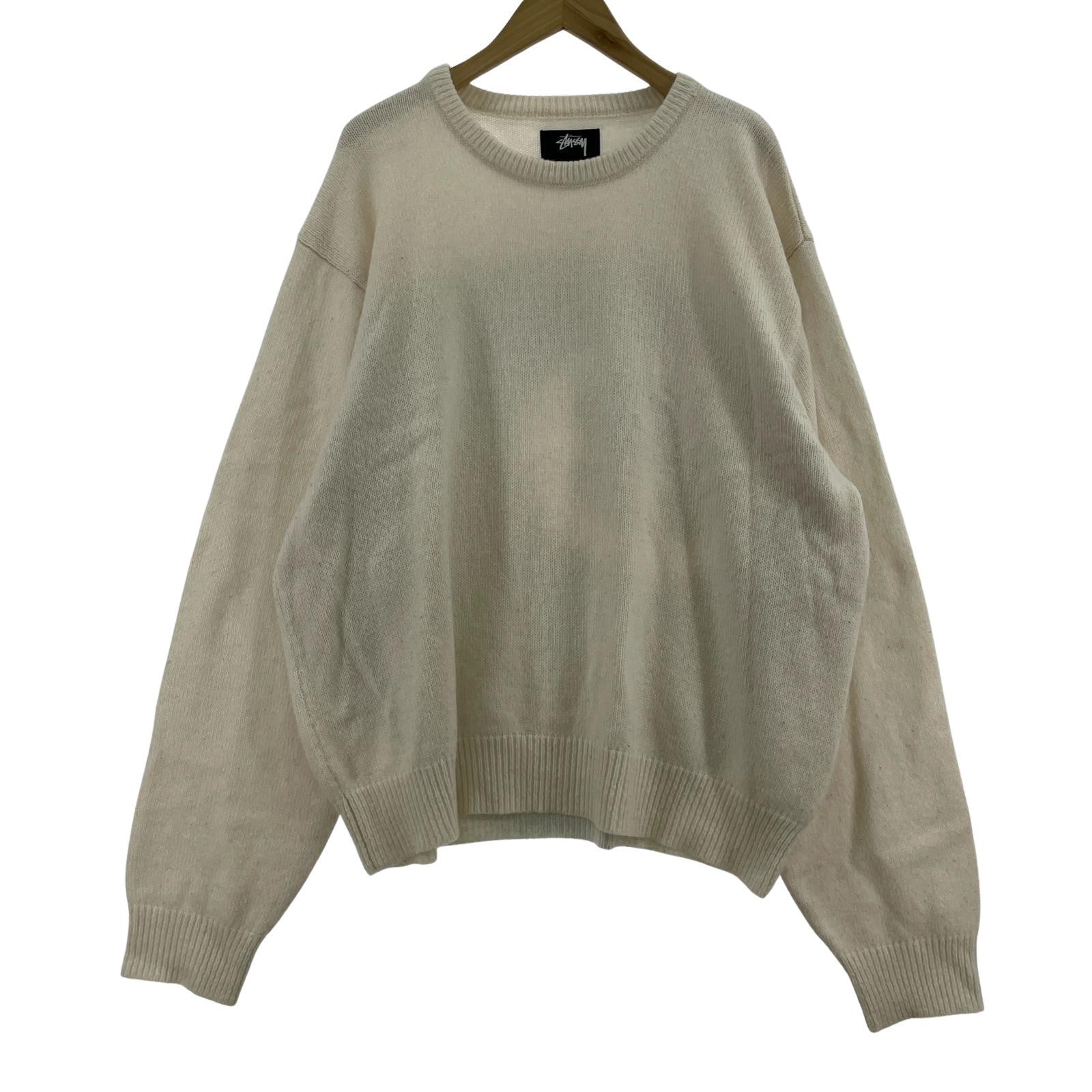 ニット 8BALL SPRAY SWEATER モヘア混 (XL) ベージュ