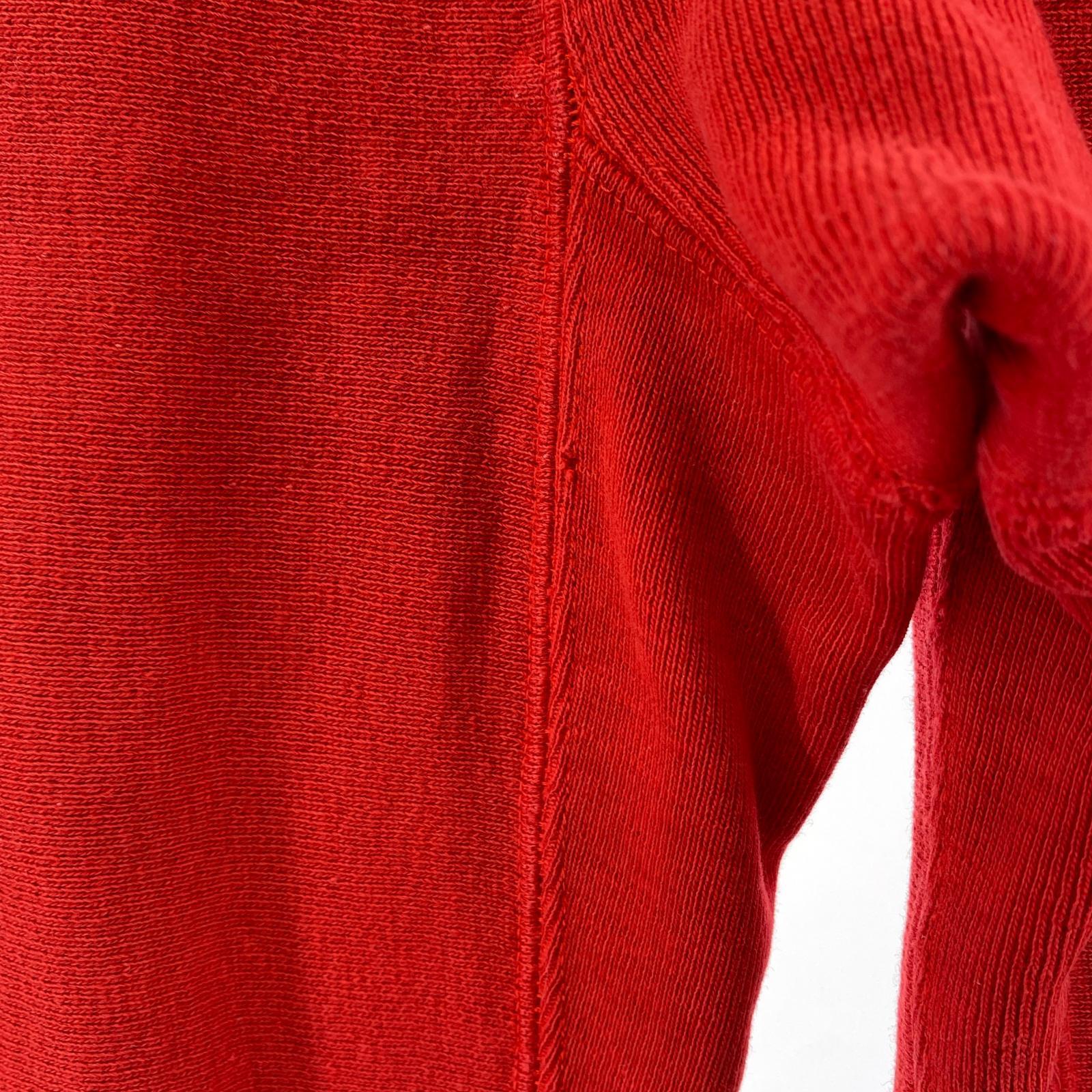 パンツ 70S REVERSE WEAVE 単色タグ スウェットパンツ 赤 (M) M レッド
