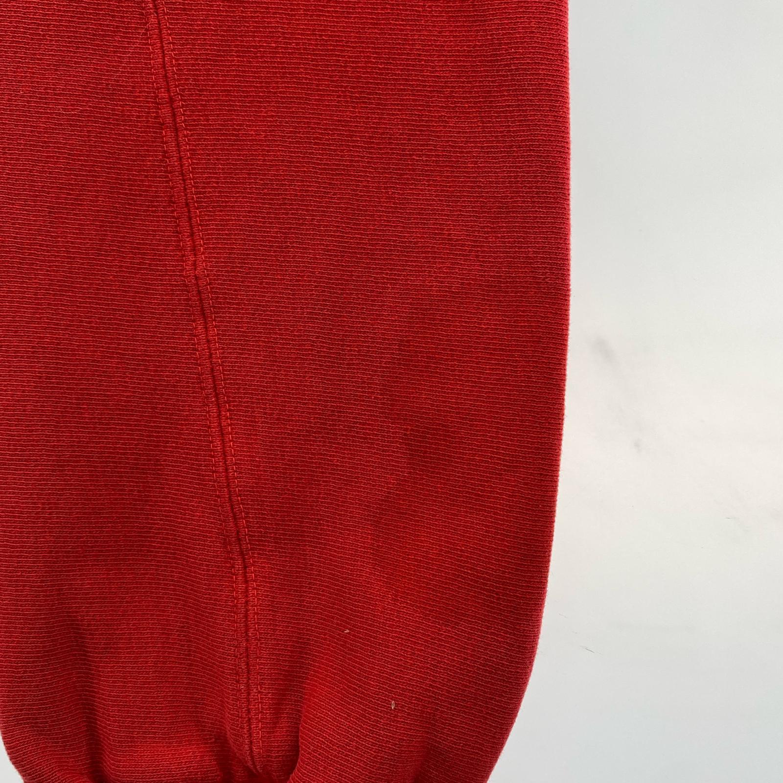 パンツ 70S REVERSE WEAVE 単色タグ スウェットパンツ 赤 (M) M レッド