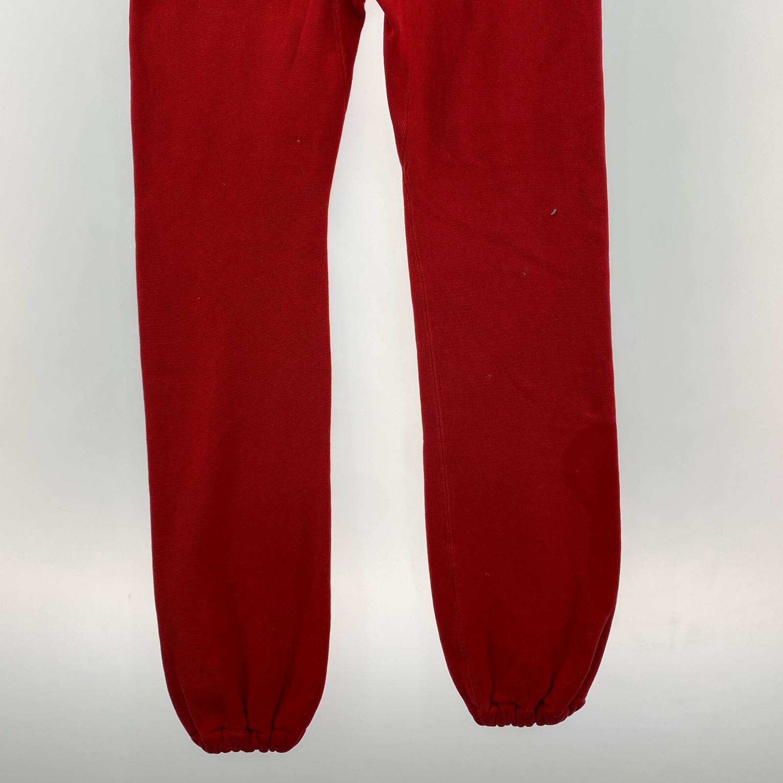 パンツ 70S REVERSE WEAVE 単色タグ スウェットパンツ 赤 (M) M レッド