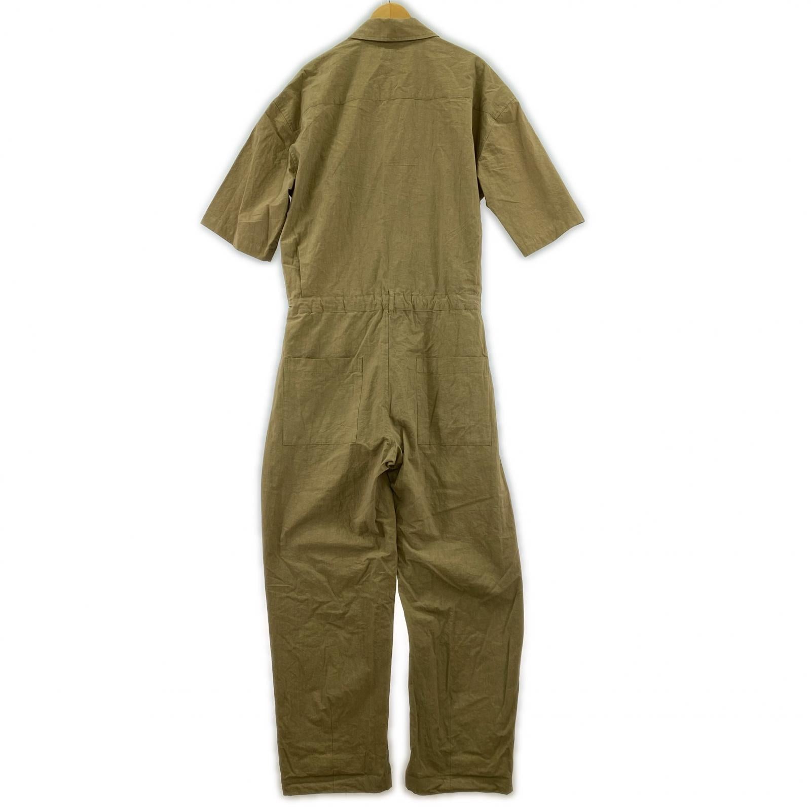 オーバーオール stein 22SS OVERSIZED HALF SLEEVE JUMP SUIT ST.385 (M) M ベージュ