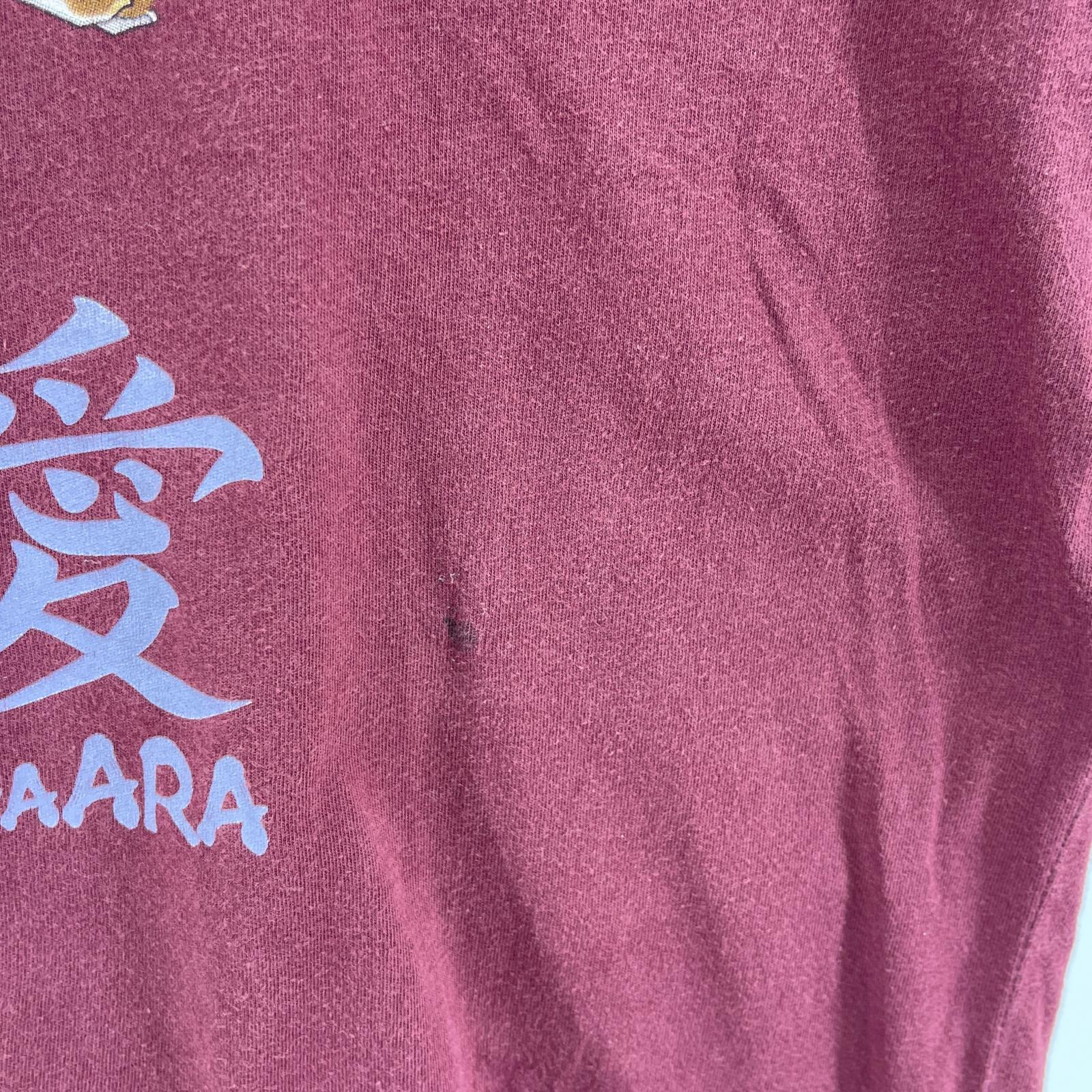 半袖Tシャツ Naruto Shippuuden 我愛羅Tee M M ワインレッド