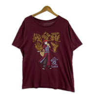 半袖Tシャツ Naruto Shippuuden 我愛羅Tee M M ワインレッド