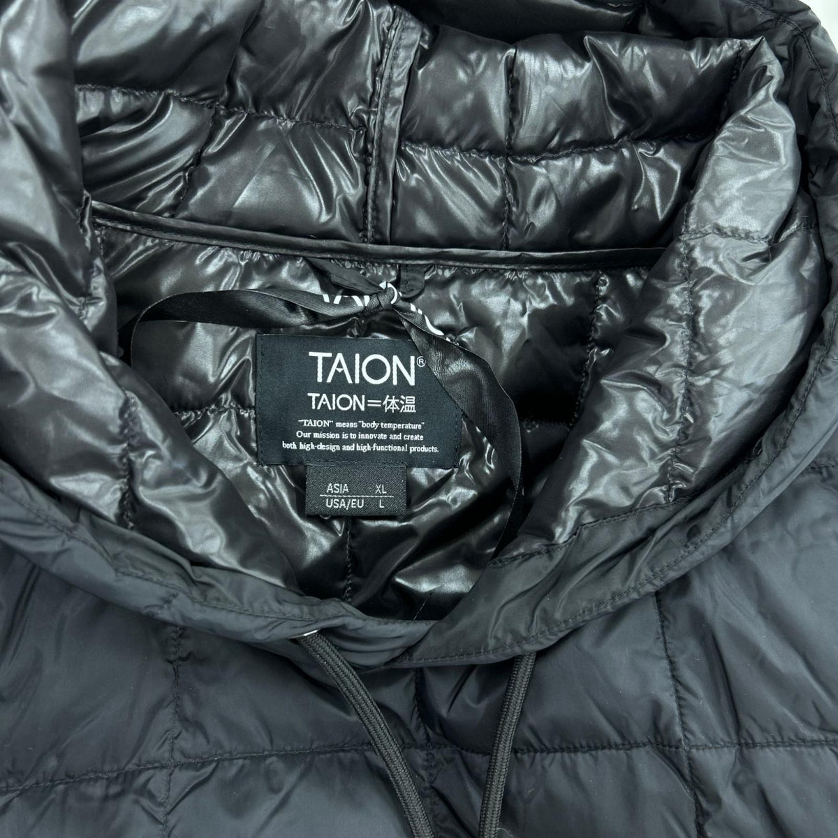ダウンジャケット TAION BASIC LINEバリエーション POダウン (XL) LL ブラック