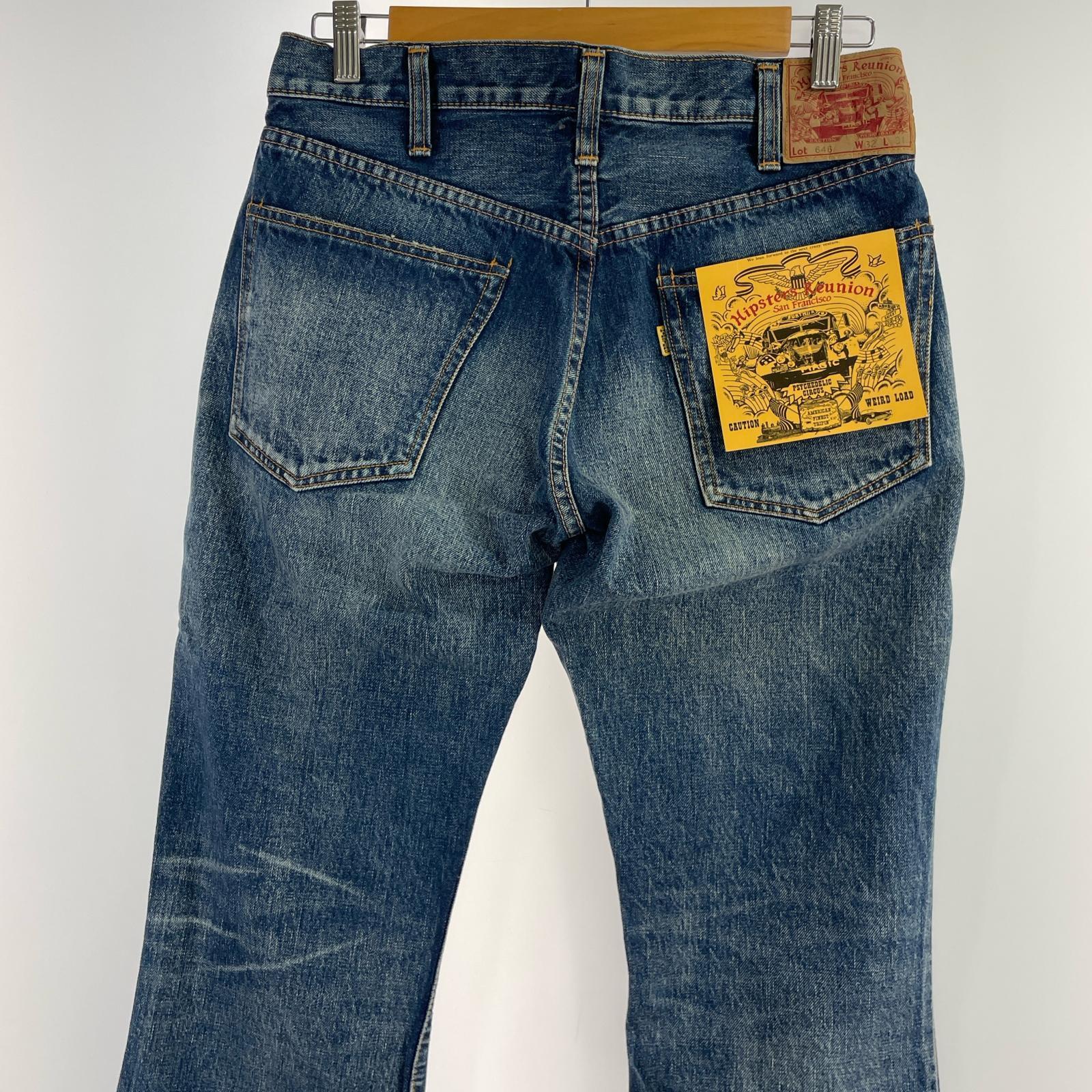 デニムパンツ タグ付き 646 デニムパンツ 32 ブルー