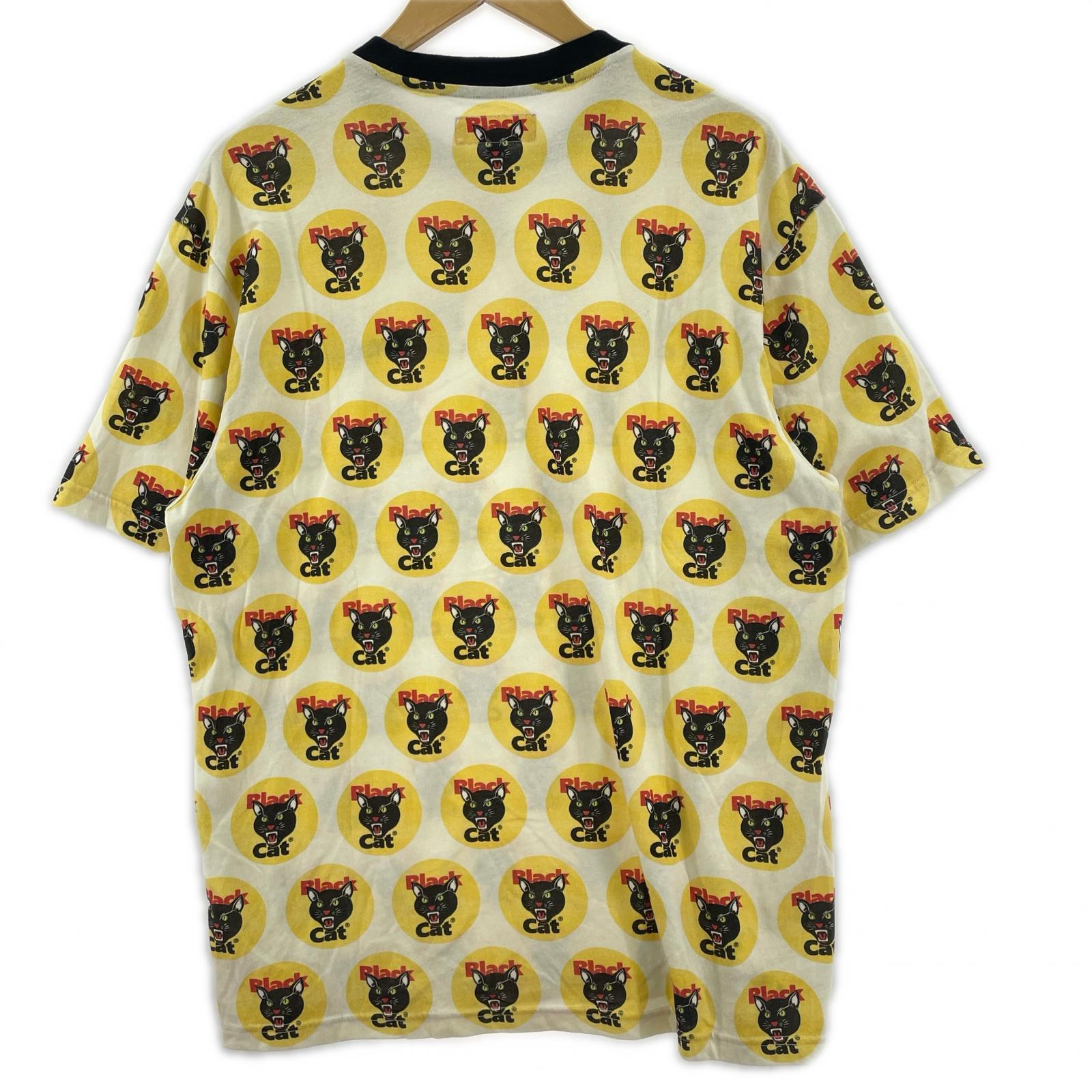 半袖Tシャツ black cat top multi (S) S