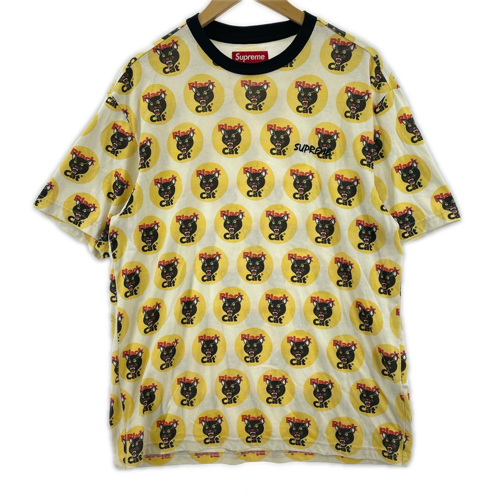半袖Tシャツ black cat top multi (S) S