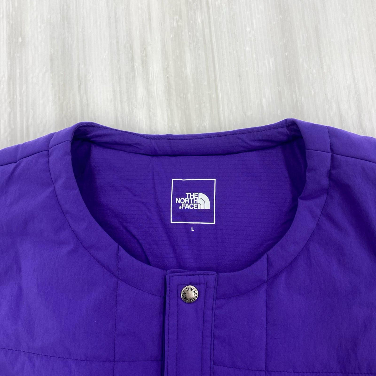 ジャケット メドウウォームベスト NY82330 L L パープル