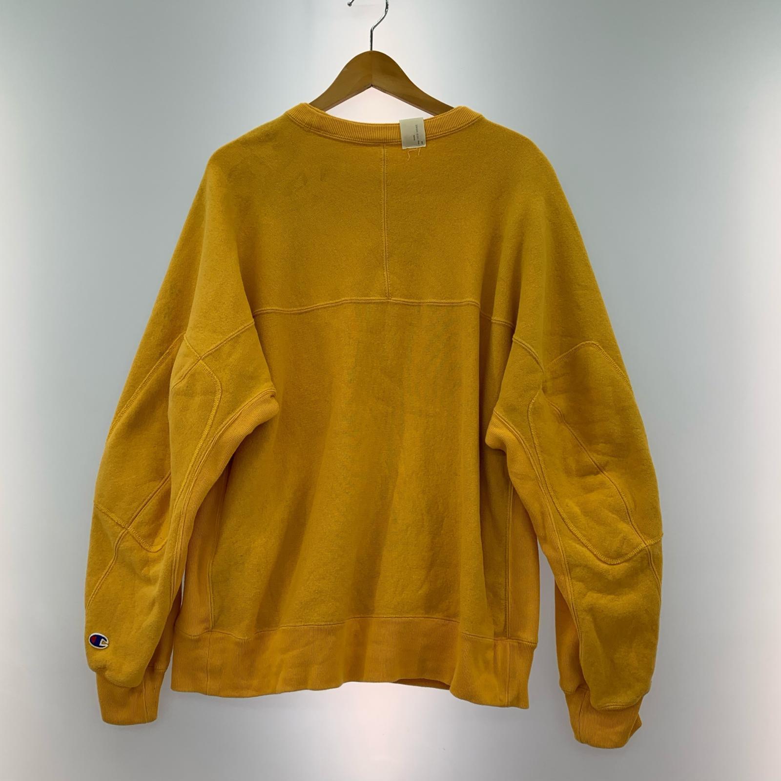 スウェット × N.HOOLYWOOD CREWNECK SWEATSHIRT YLW S イエロー