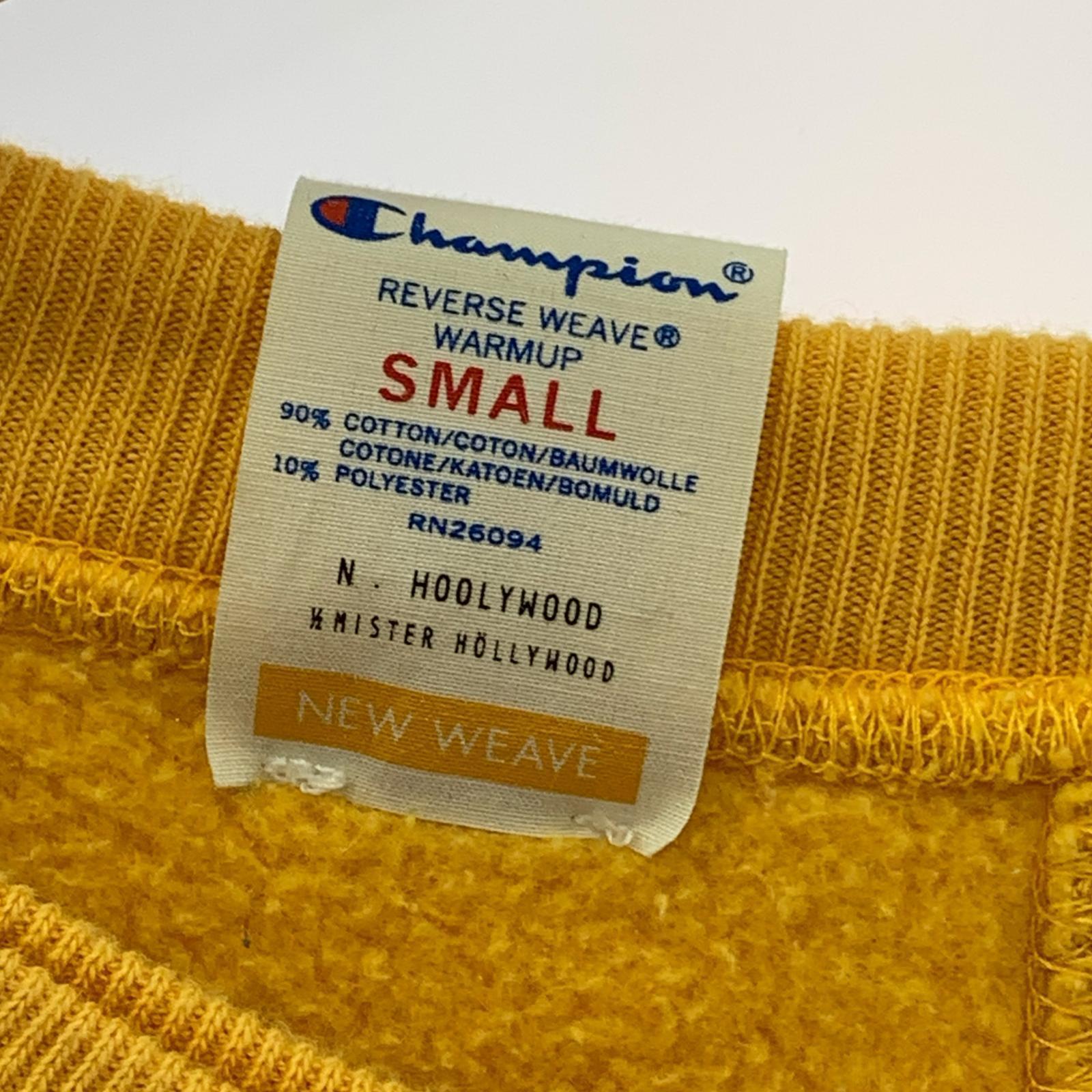 スウェット × N.HOOLYWOOD CREWNECK SWEATSHIRT YLW S イエロー