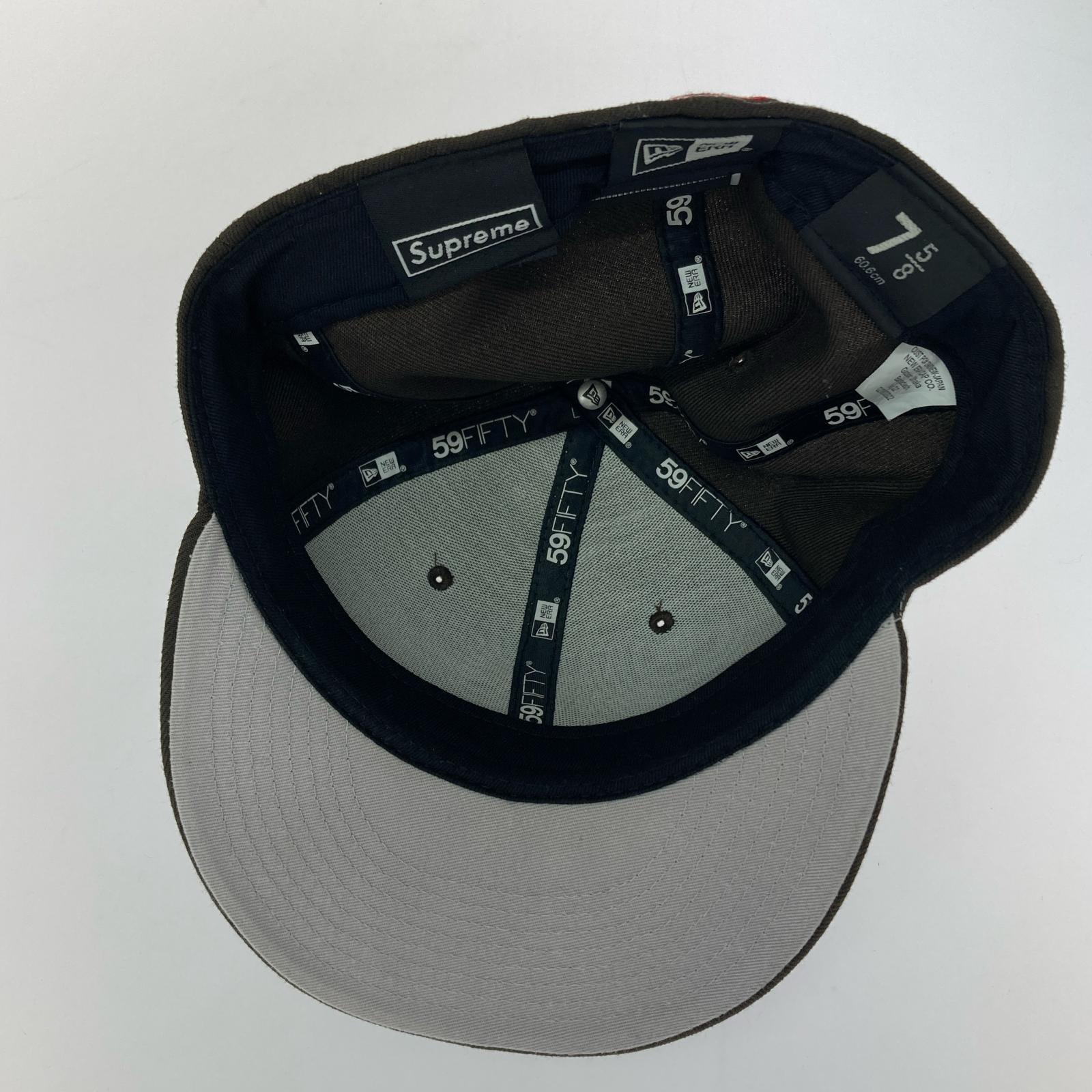 キャップ NEW ERA Sロゴ ツノ ブラウン