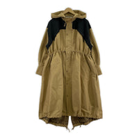 ジャケット ナイロンフーディ ロングコート (s) 1219500172-0 S ベージュ